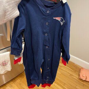 New England Patriots Baby Onesie 18 Months New With Tags Navy
